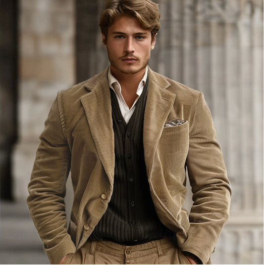 Men's Corduroy Blazer for Casual & Formal Wear – Nathan