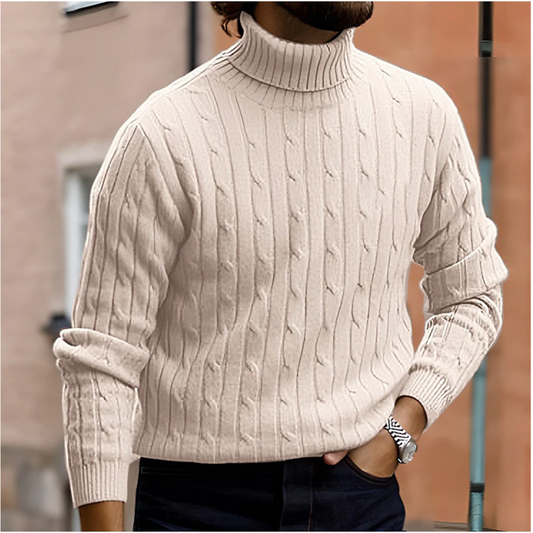 Men's Stylish Turtleneck Sweater for Any Occasion – Luca
