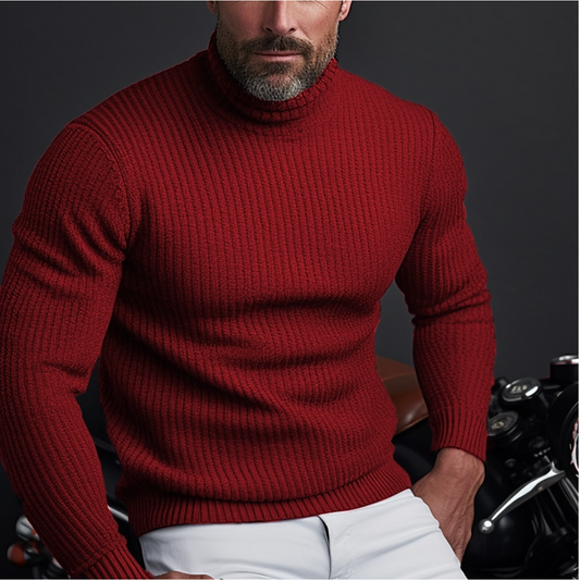 Men's Classic Turtleneck Sweater for Layering – Peter