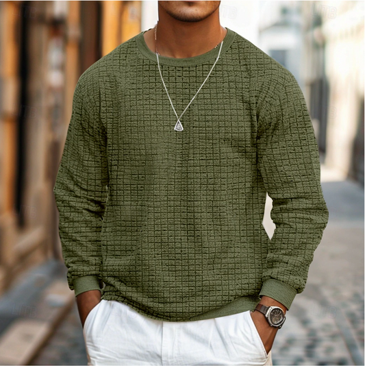 Casual Men's Sweater for Everyday Comfort – Leo