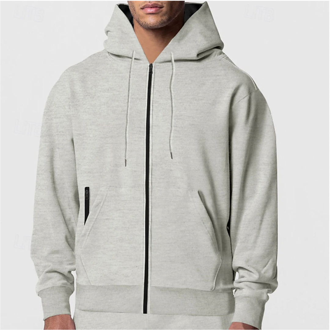 Full Zip Fleece Hoodie for Men – Barnaby