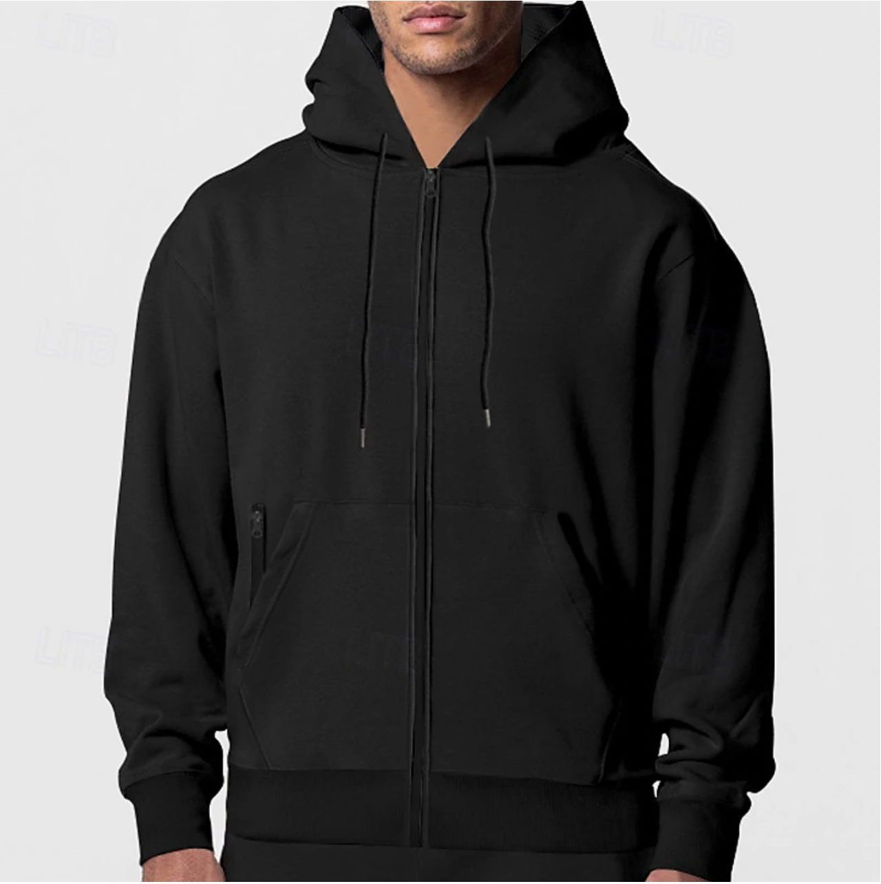 Full Zip Fleece Hoodie for Men – Barnaby