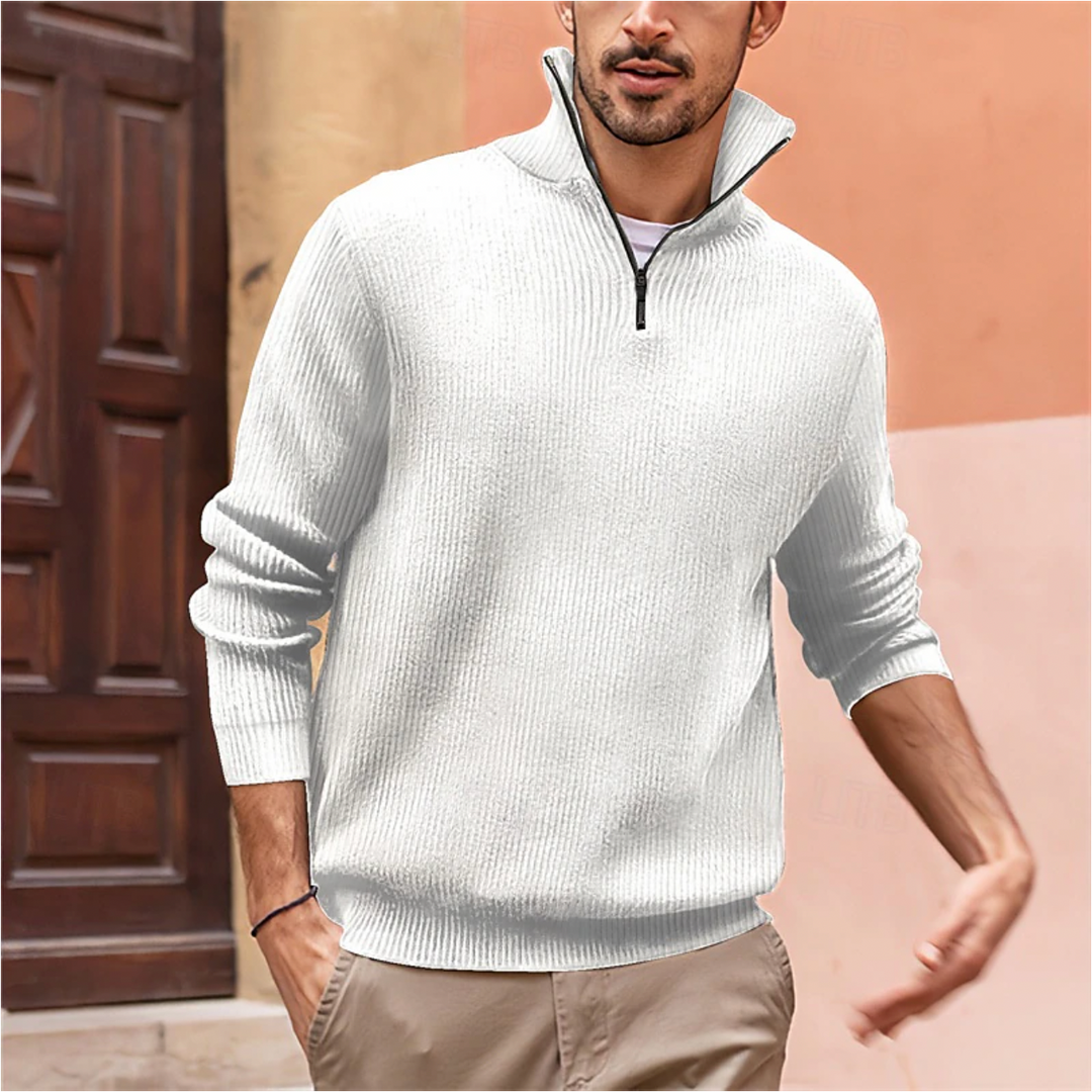 Stylish Quarter Zip Sweater for Men – Albert