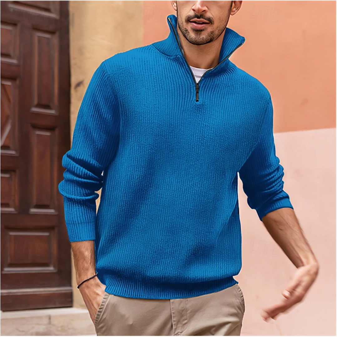 Stylish Quarter Zip Sweater for Men – Albert
