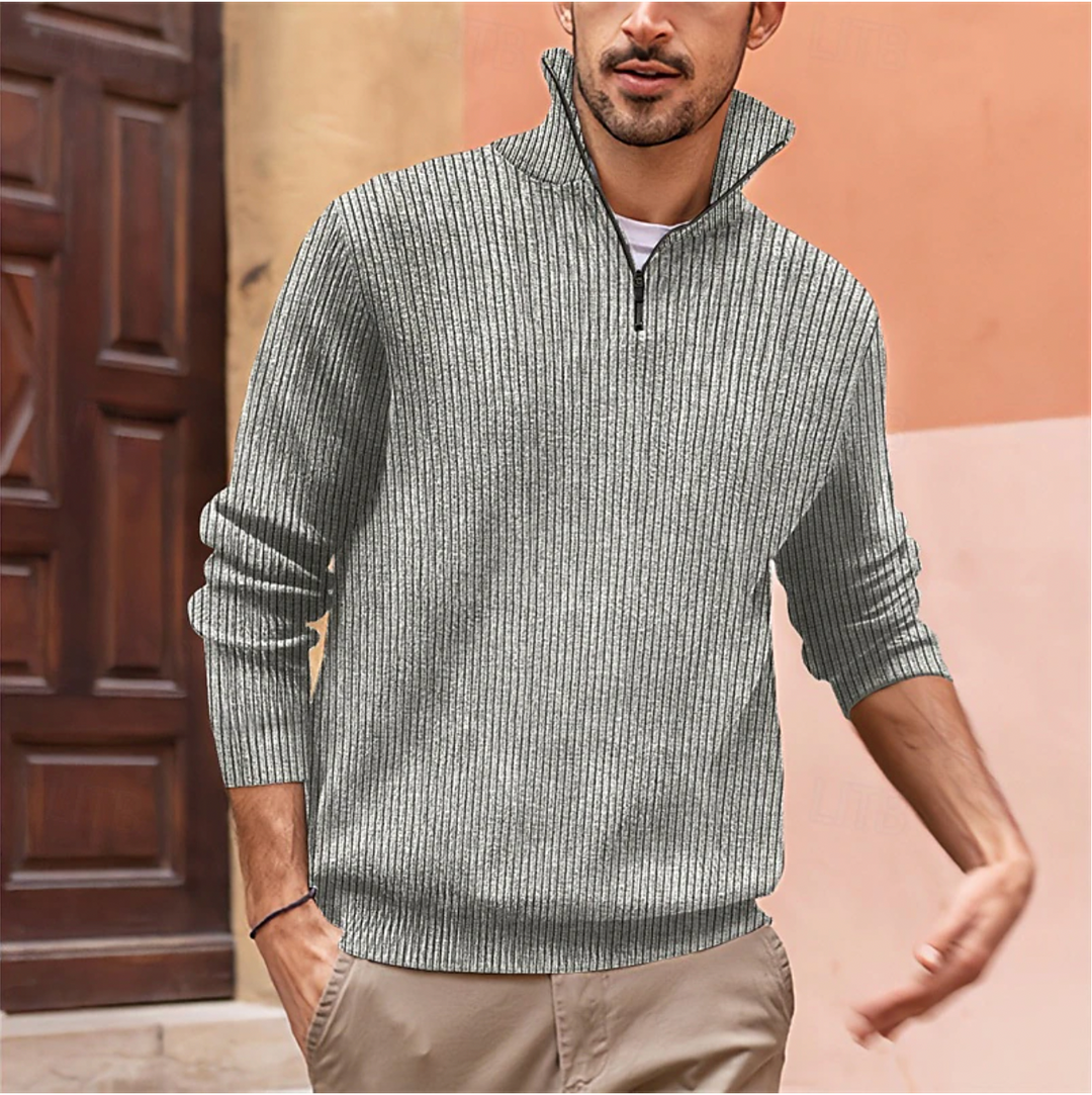 Stylish Quarter Zip Sweater for Men – Albert