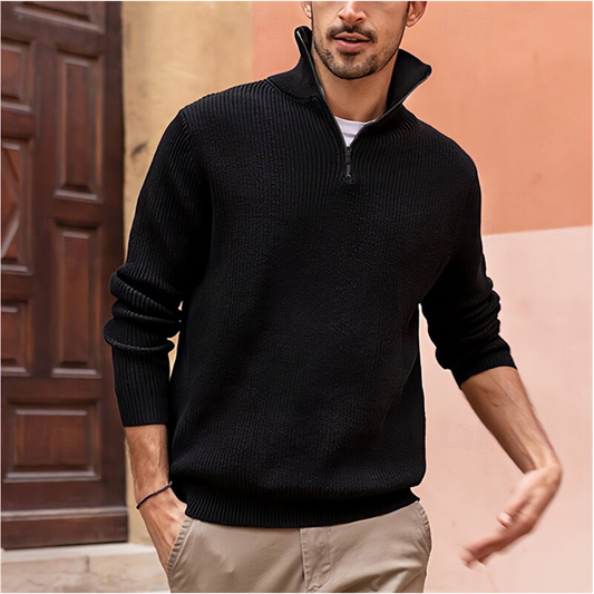 Stylish Quarter Zip Sweater for Men – Albert