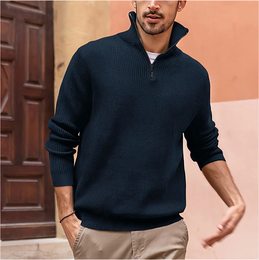 Stylish Quarter Zip Sweater for Men – Albert