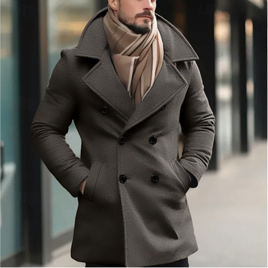 Men's Stylish Water-Resistant Trench Coat for Fall & Winter – Lucas