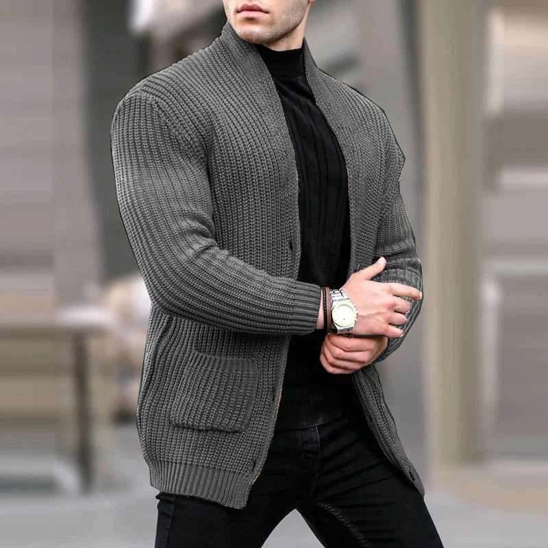 Knitted Slim-Fit Vest for Layering – Enzo