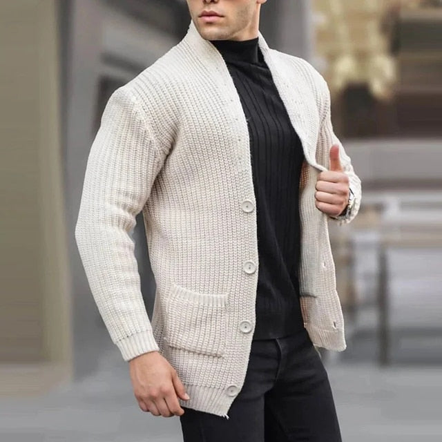 Knitted Slim-Fit Vest for Layering – Enzo
