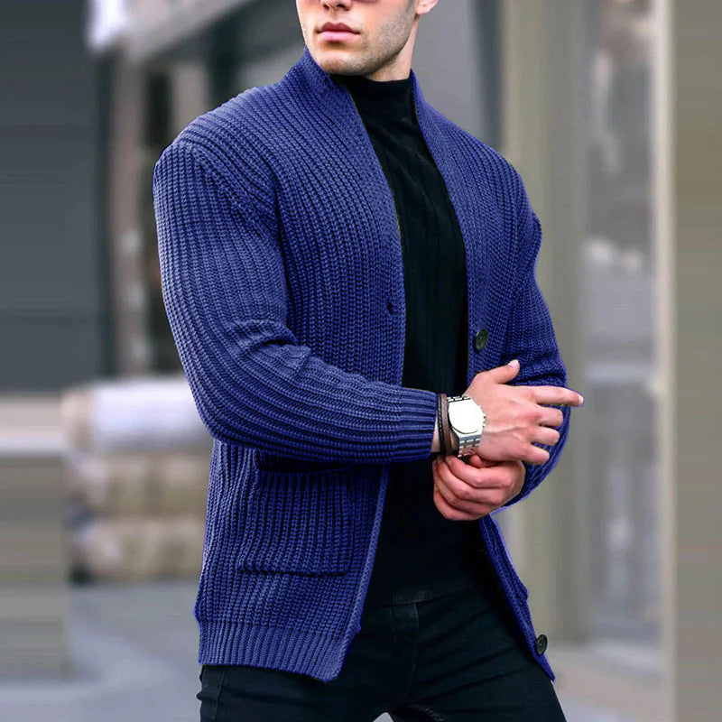 Knitted Slim-Fit Vest for Layering – Enzo