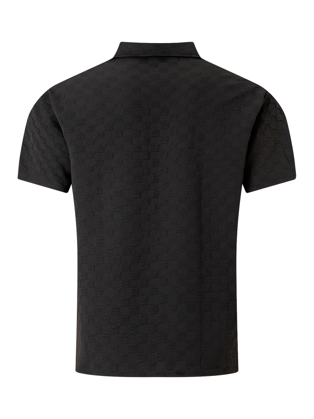 Men's Short Sleeve Mesh Texture Summer Shirt – John