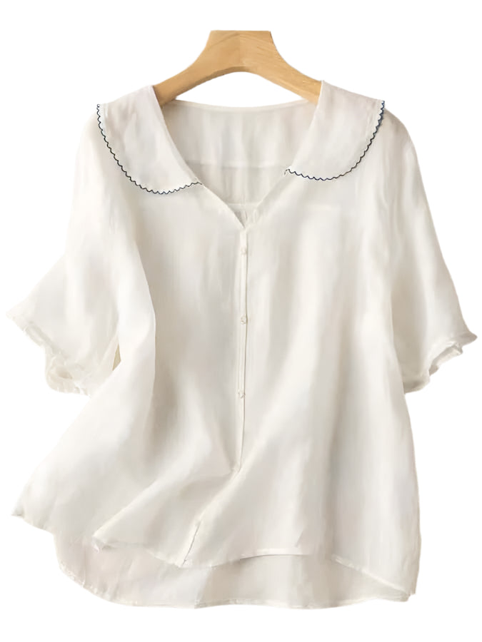 Mélia | Short Sleeve Blouse