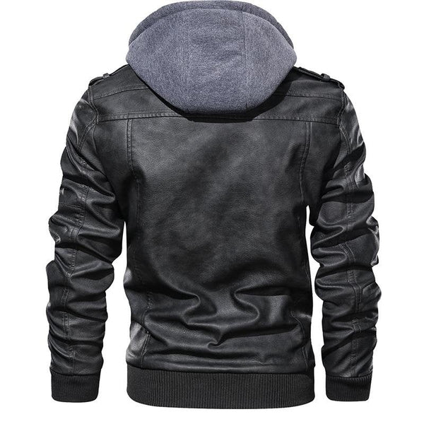 Genuine Leather Jacket Men Tailored and Warm – Jax