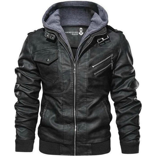Genuine Leather Jacket Men Tailored and Warm – Jax