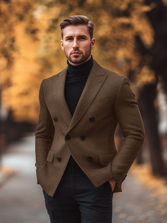 Men's Vintage Casual Blazer for Fall & Winter Wear – Thomas