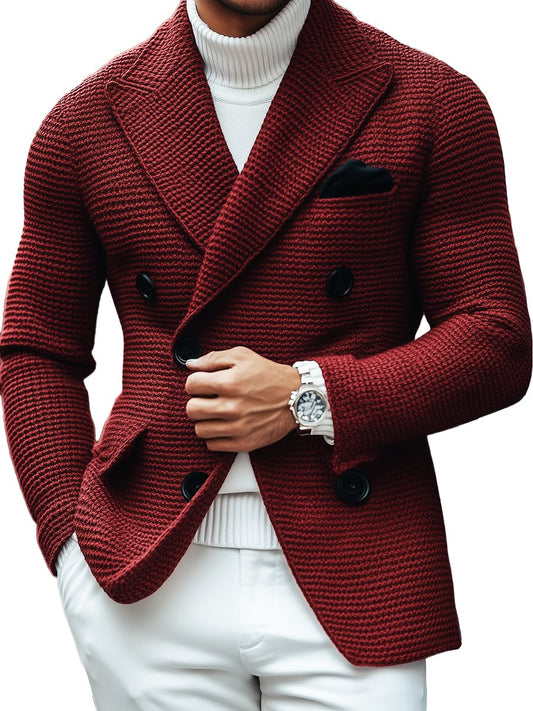 Men's Vintage Casual Blazer with Button Detail – Oliver