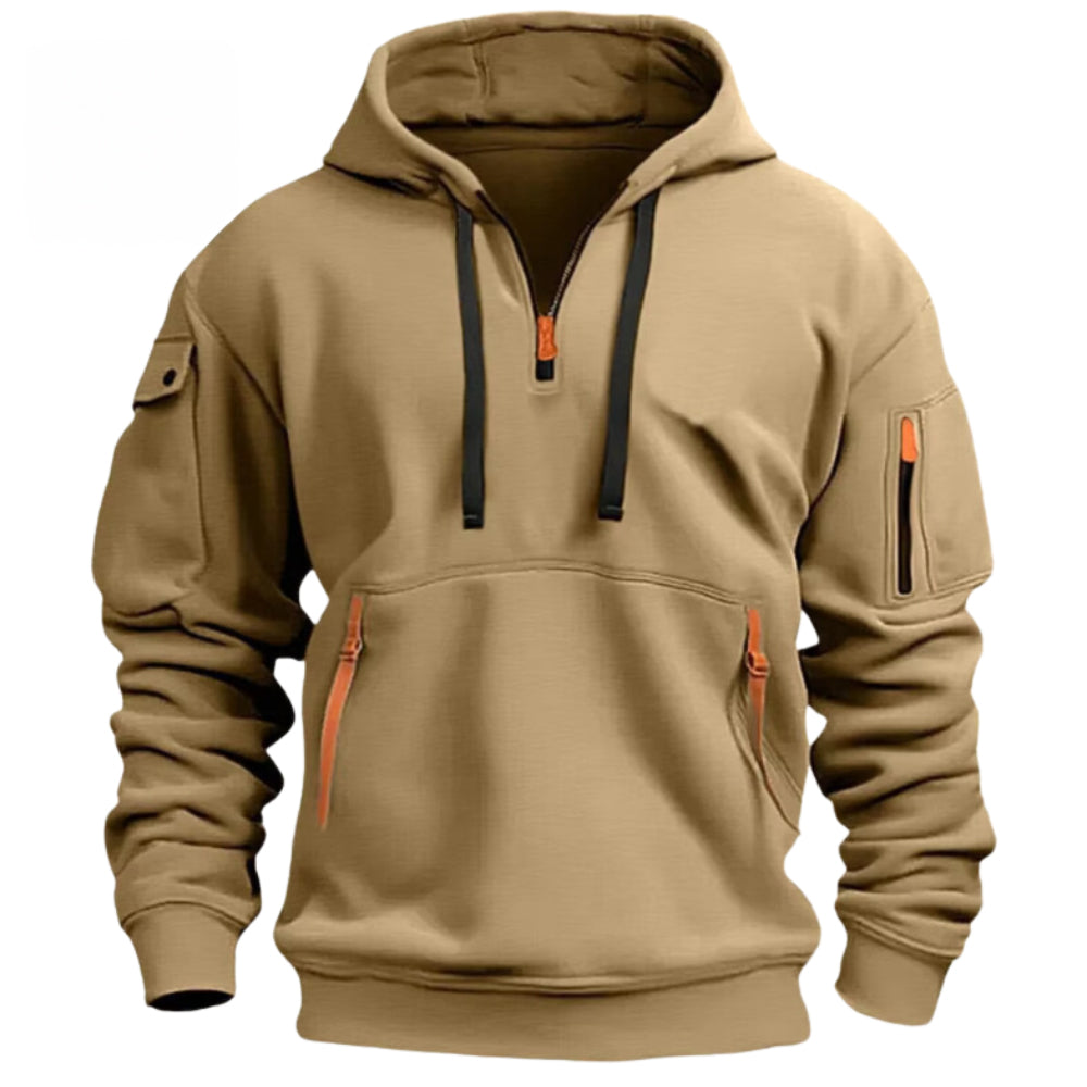 Men's Tactical Half-Zip Hoodie