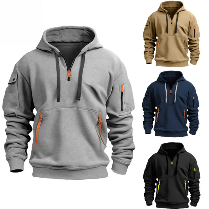 Men's Tactical Half-Zip Hoodie