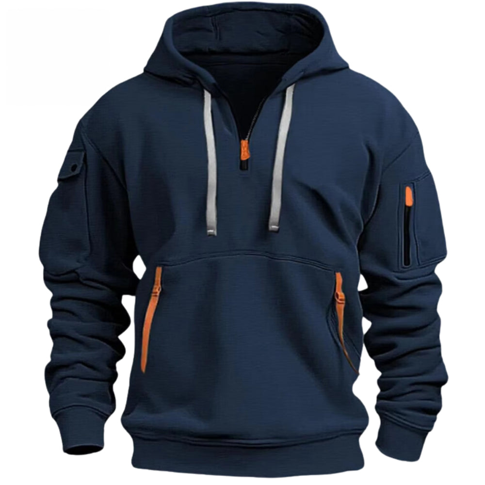 Men's Tactical Half-Zip Hoodie