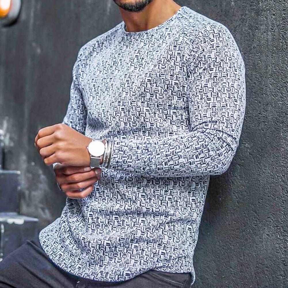 Classic Cotton Sweater with Stripes or Check Pattern – Floris